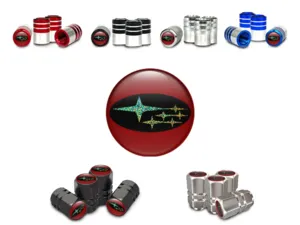 Subaru Bouchons de Valve pour Moto Build Premium